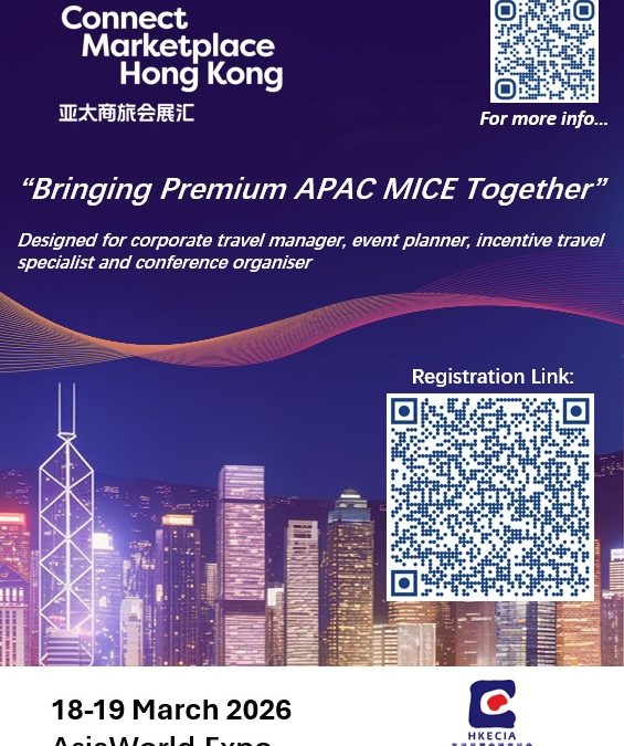 Connect Marketplace Hong Kong on 18-19 Mar 2026